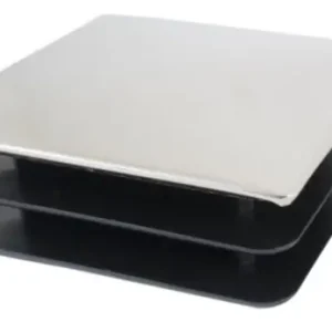 Autentyczny Zaślepka kwadratowa z blaszką chromowaną 30x30 5szt.